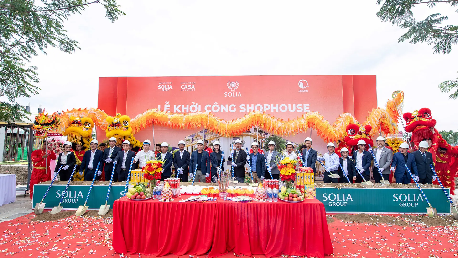lễ khởi công shophouse the solia